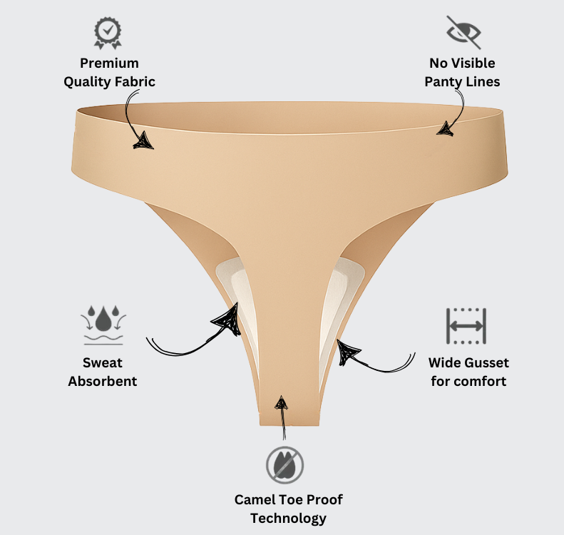 Hayli Camel Toe Thong