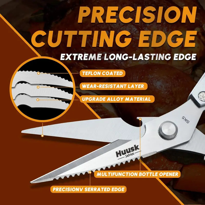 All-Purpose Stainless Steel Kitchen Scissors