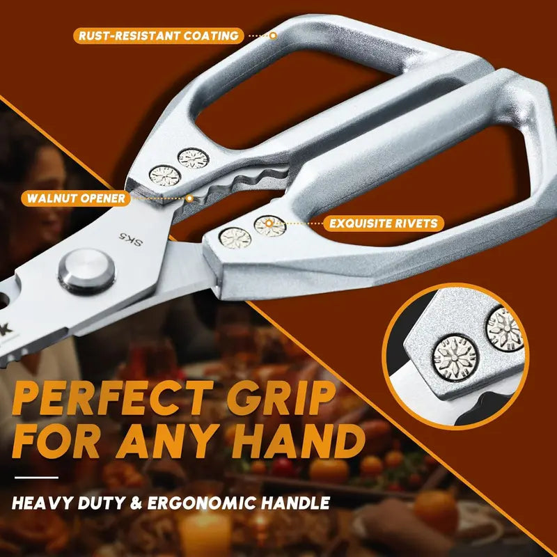 All-Purpose Stainless Steel Kitchen Scissors